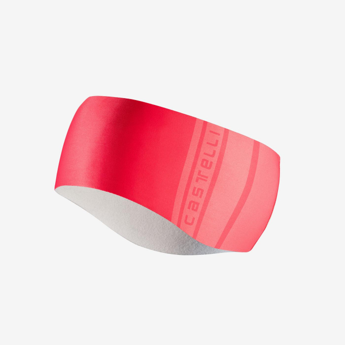 Headband Castelli Pro Thermal 2 W, de dama, rosu hibiscus, UNI [1]