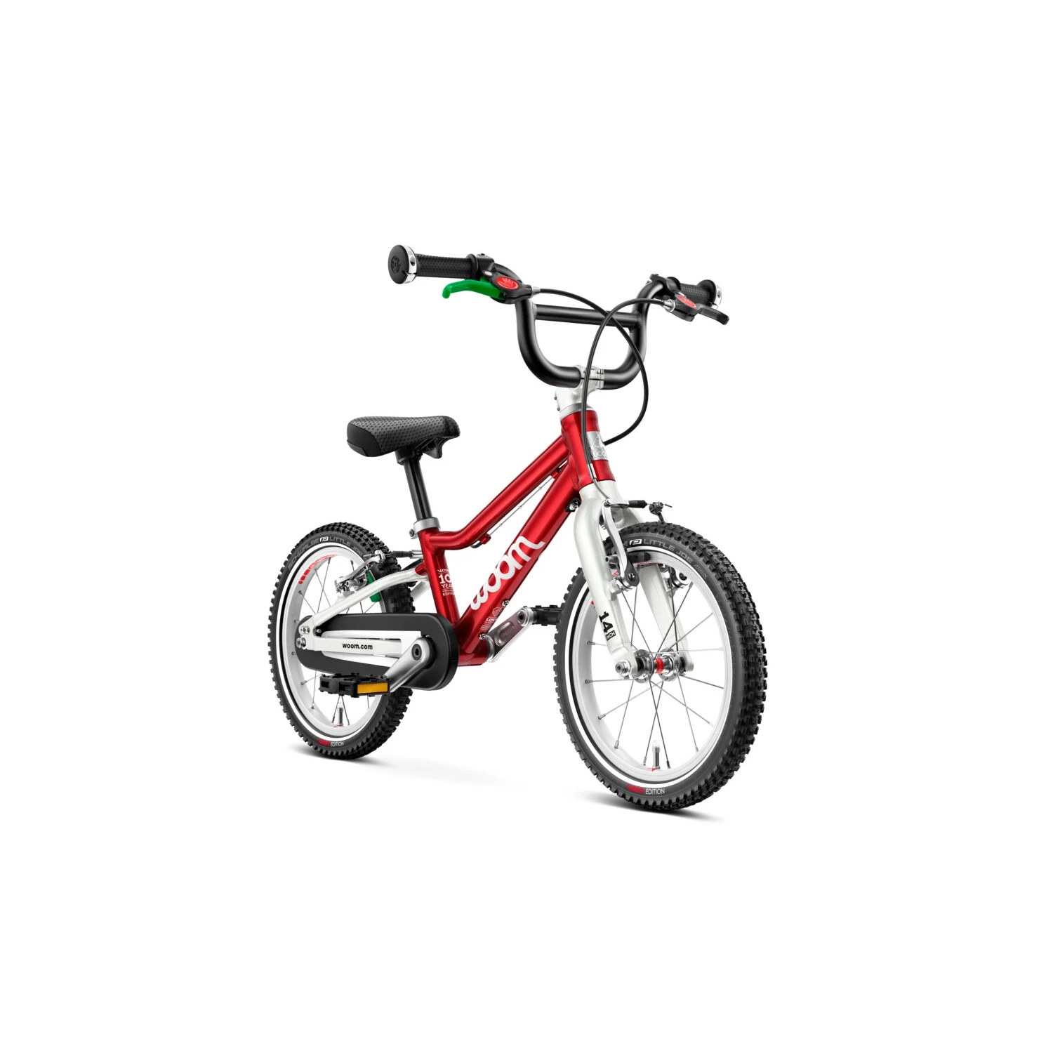 Bicicleta copii Woom 2, 14 inch, Rosu Anodizat [2]