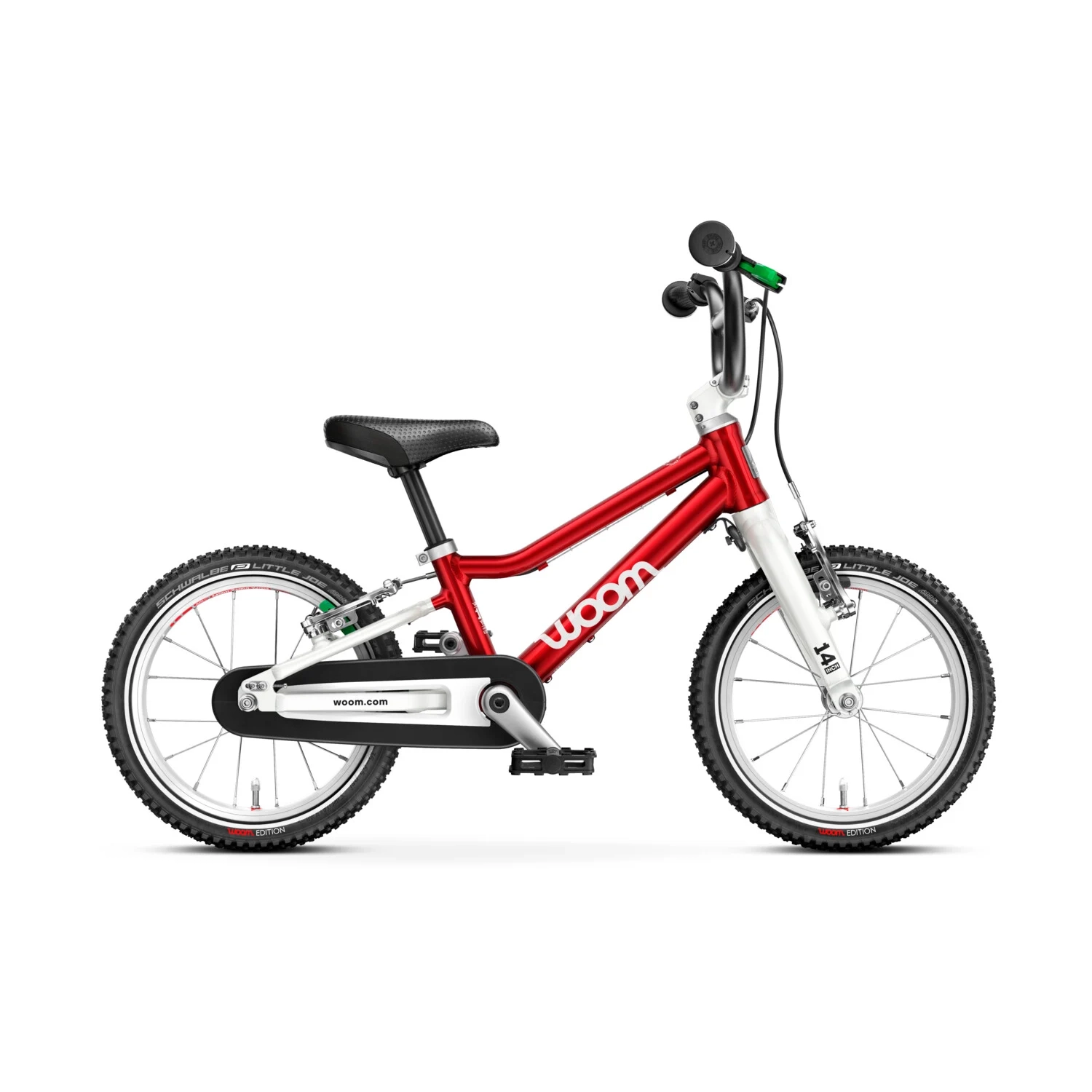 Bicicleta copii Woom 2, 14 inch, Rosu Anodizat [1]