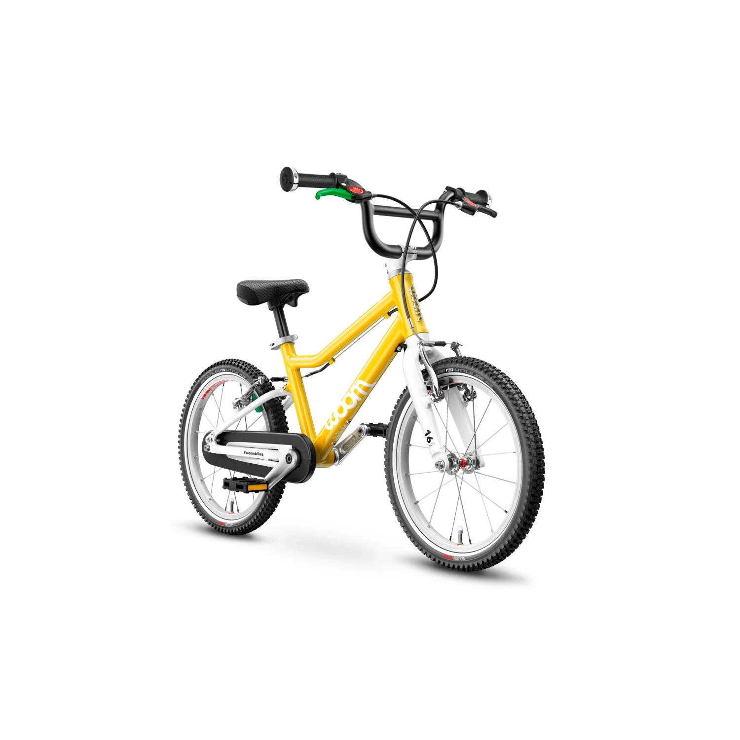 Bicicleta copii Woom 3, 16 inch, Galben [2]