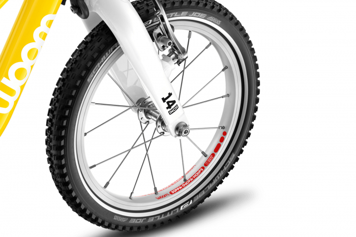 Bicicleta copii Woom GO 2, 14 inch, Galben [9]