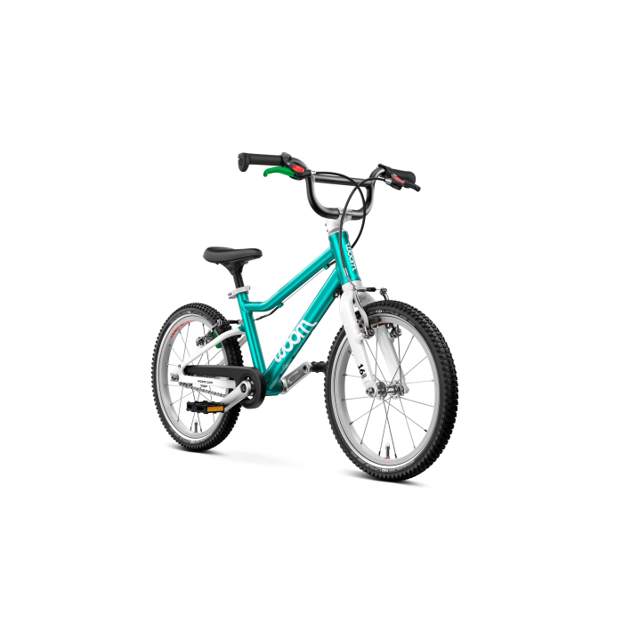 Bicicleta copii Woom GO 3, 16 inch, Turcoaz metalic [2]