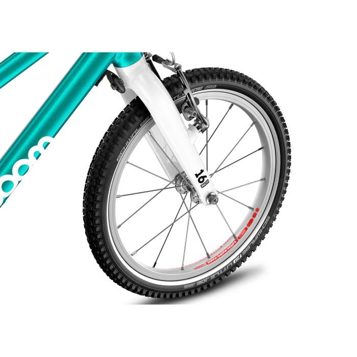 Bicicleta copii Woom GO 3, 16 inch, Turcoaz metalic [7]