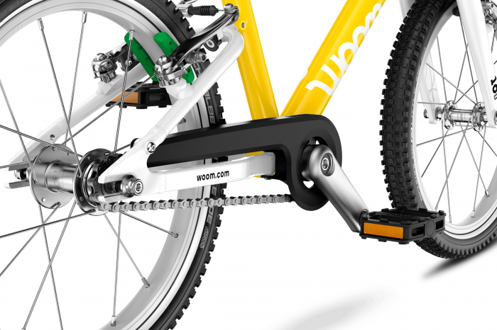Bicicleta copii Woom GO 3 Automagic, 16 inch, Galben [8]