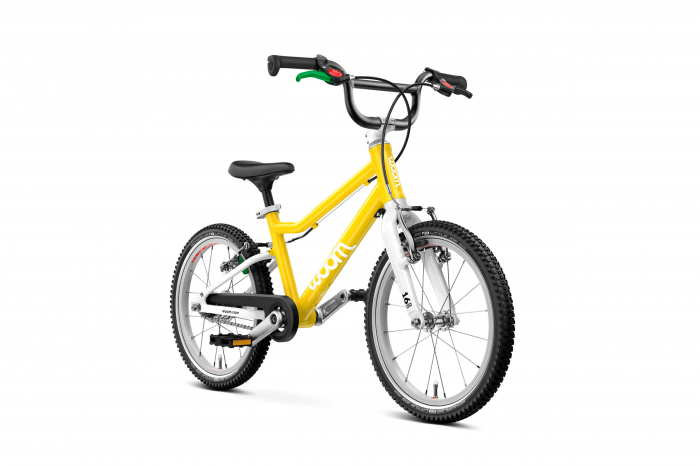 Bicicleta copii Woom GO 3 Automagic, 16 inch, Galben [2]