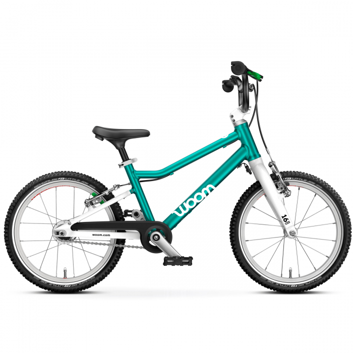 Bicicleta copii Woom GO 3 Automagic, 16 inch, Turcoaz metalic [1]