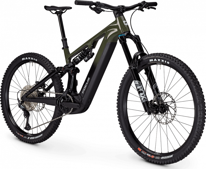 Bicicleta electrica Focus SAM2 6.8, baterie 600 Wh, urban green/magic black, S, 39cm [2]