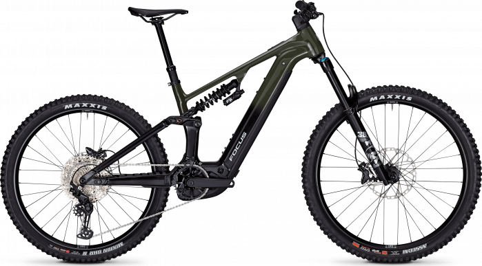Bicicleta electrica Focus SAM2 6.8, baterie 600 Wh, urban green/magic black, S, 39cm [1]