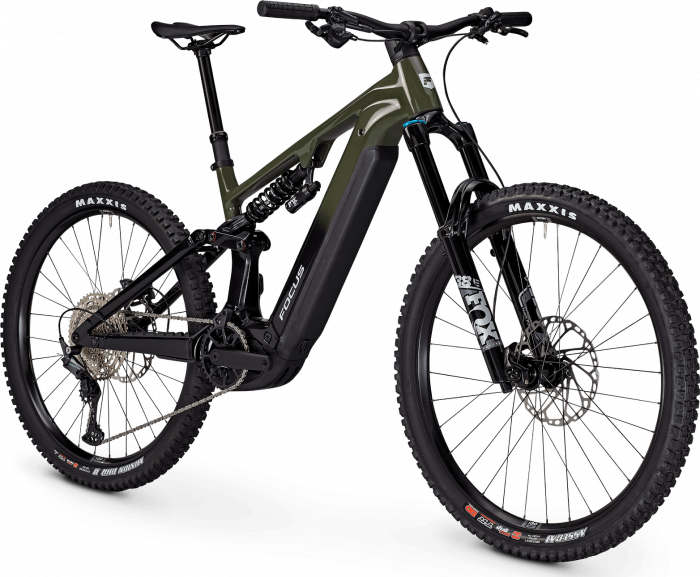 Bicicleta electrica Focus SAM2 6.8, baterie 800 Wh, urban green/magic black, XL, 46cm [2]