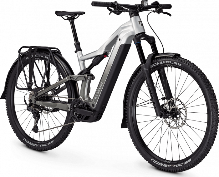Bicicleta electrica Focus Thron2 6.7 EQP, baterie 600 Wh, nepal silver/steel grey, L, 45cm [2]