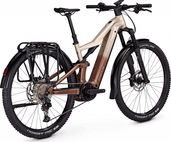 Bicicleta electrica Focus Thron2 6.8 EQP ABS, baterie 800 Wh, adamant silver/platinum bronze, S, 39cm [3]
