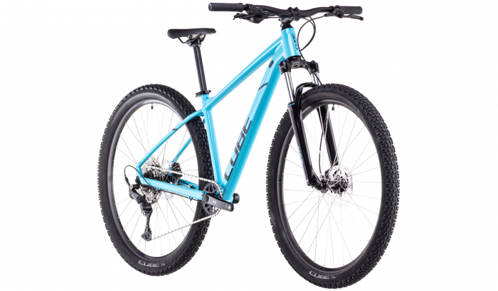 Bicicleta MTB Cube Aim Race, swimmingpool black, cadru 56cm (XL, 22 inch), roti 29 [2]