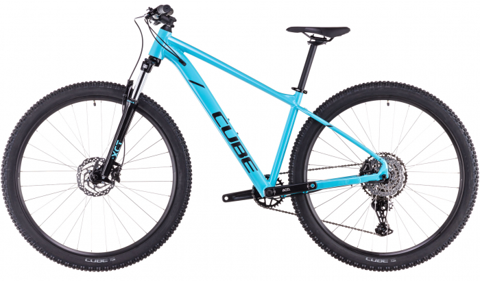 Bicicleta MTB Cube Aim Race, swimmingpool black, cadru 56cm (XL, 22 inch), roti 29 [5]