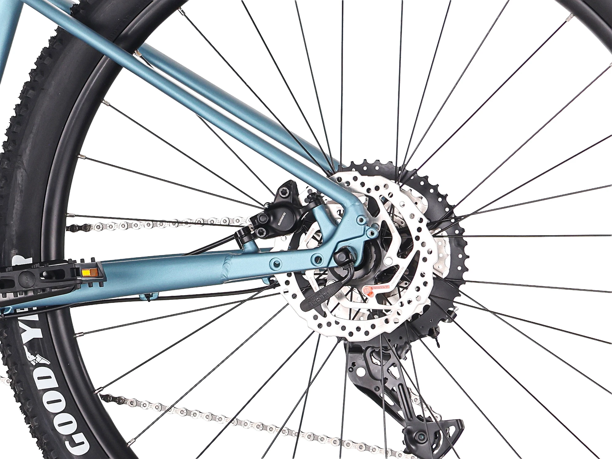 Bicicleta Rock Machine Blizz 10 29 Matte Zircon Blue 43cm (M) [4]