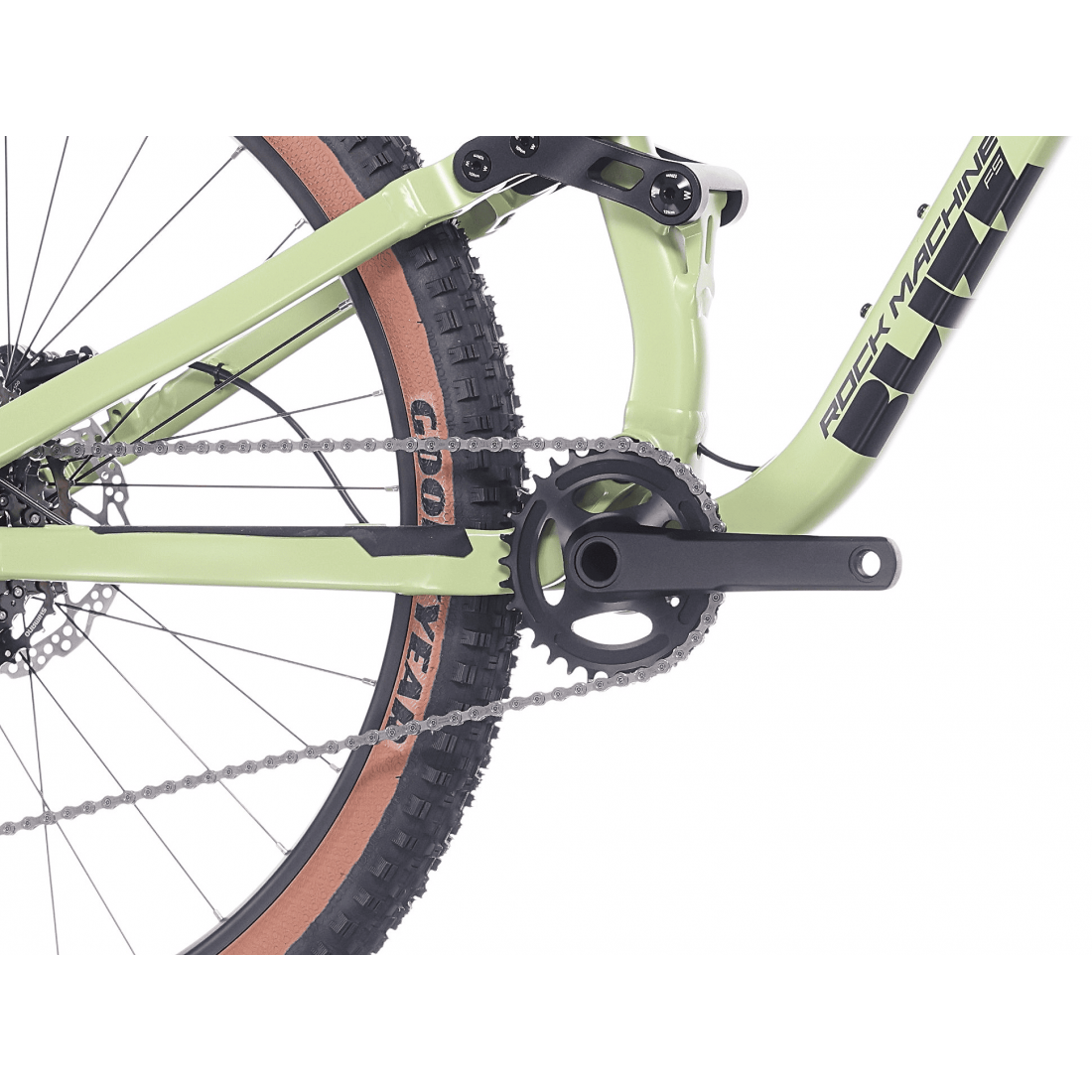 Bicicleta Rock Machine Blizz 27 FS 50, roti 27.5", Matte Jade Green 34cm (XS) [8]