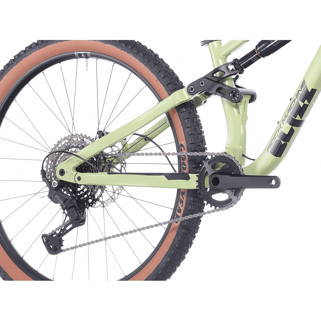 Bicicleta Rock Machine Blizz 27 FS 50, roti 27.5", Matte Jade Green 34cm (XS) [7]