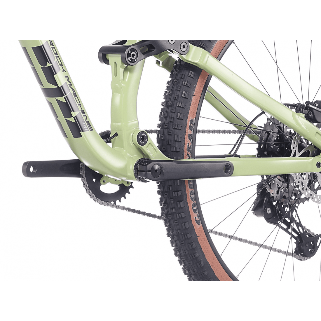 Bicicleta Rock Machine Blizz 27 FS 50, roti 27.5", Matte Jade Green 34cm (XS) [3]