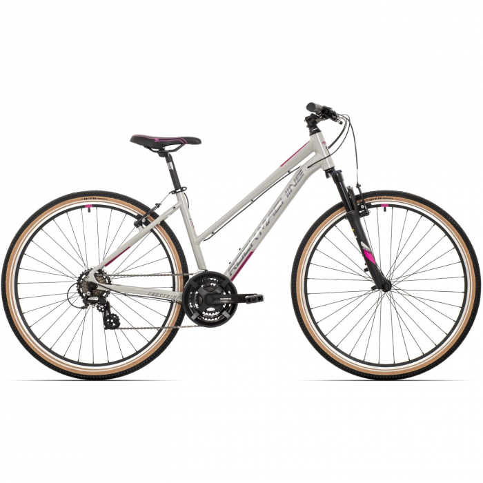 Bicicleta Rock Machine Crossride 100 Lady 29'' Gri/Roz L-19'' [1]