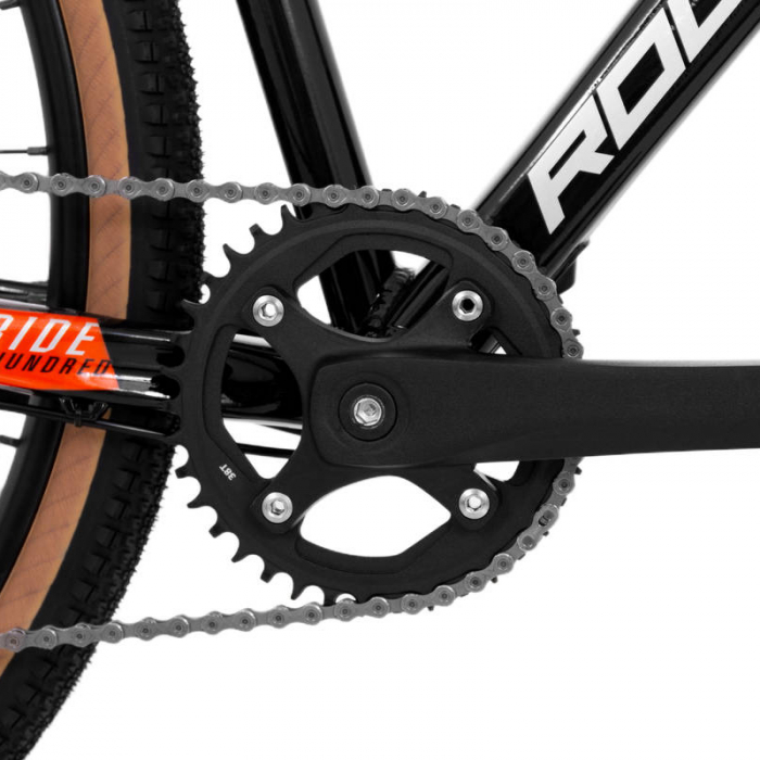 Bicicleta Rock Machine Gravelride 200 28" Negru/Portocaliu/Argintiu XL 58cm [4]
