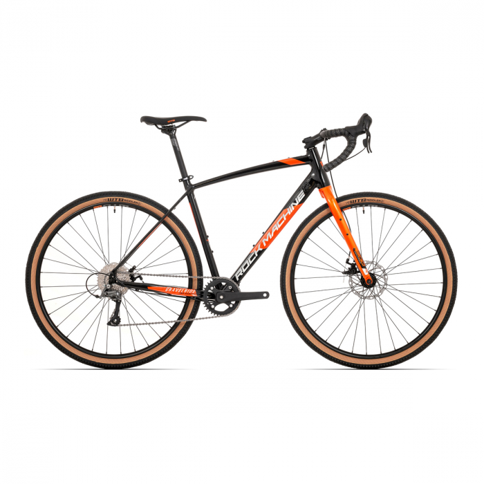 Bicicleta Rock Machine Gravelride 200 28" Negru/Portocaliu/Argintiu XL 58cm [2]