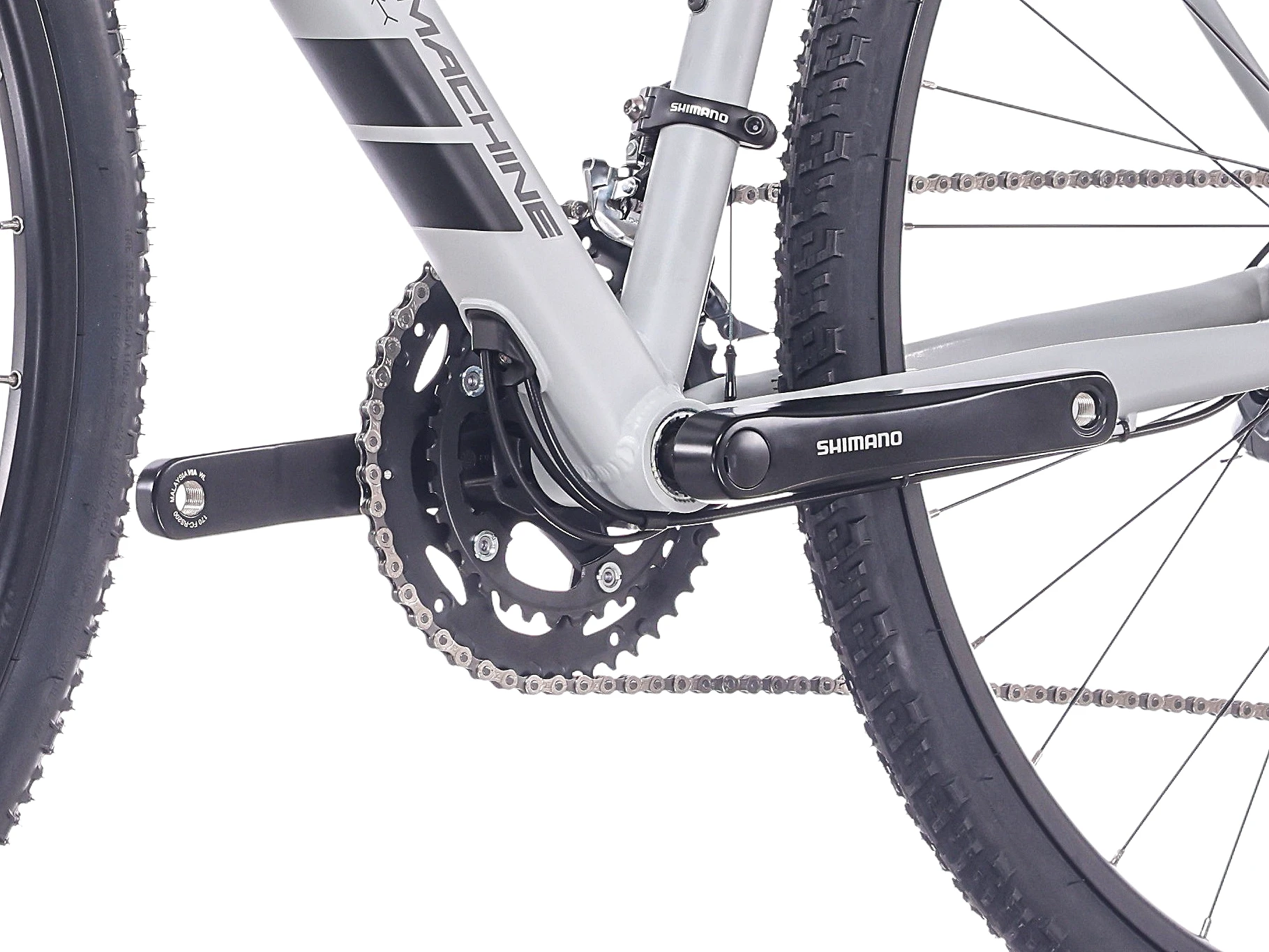 Bicicleta Rock Machine Lukk 20 Flat Bar 28" Matte Mouse Grey 52cm, (L) [3]