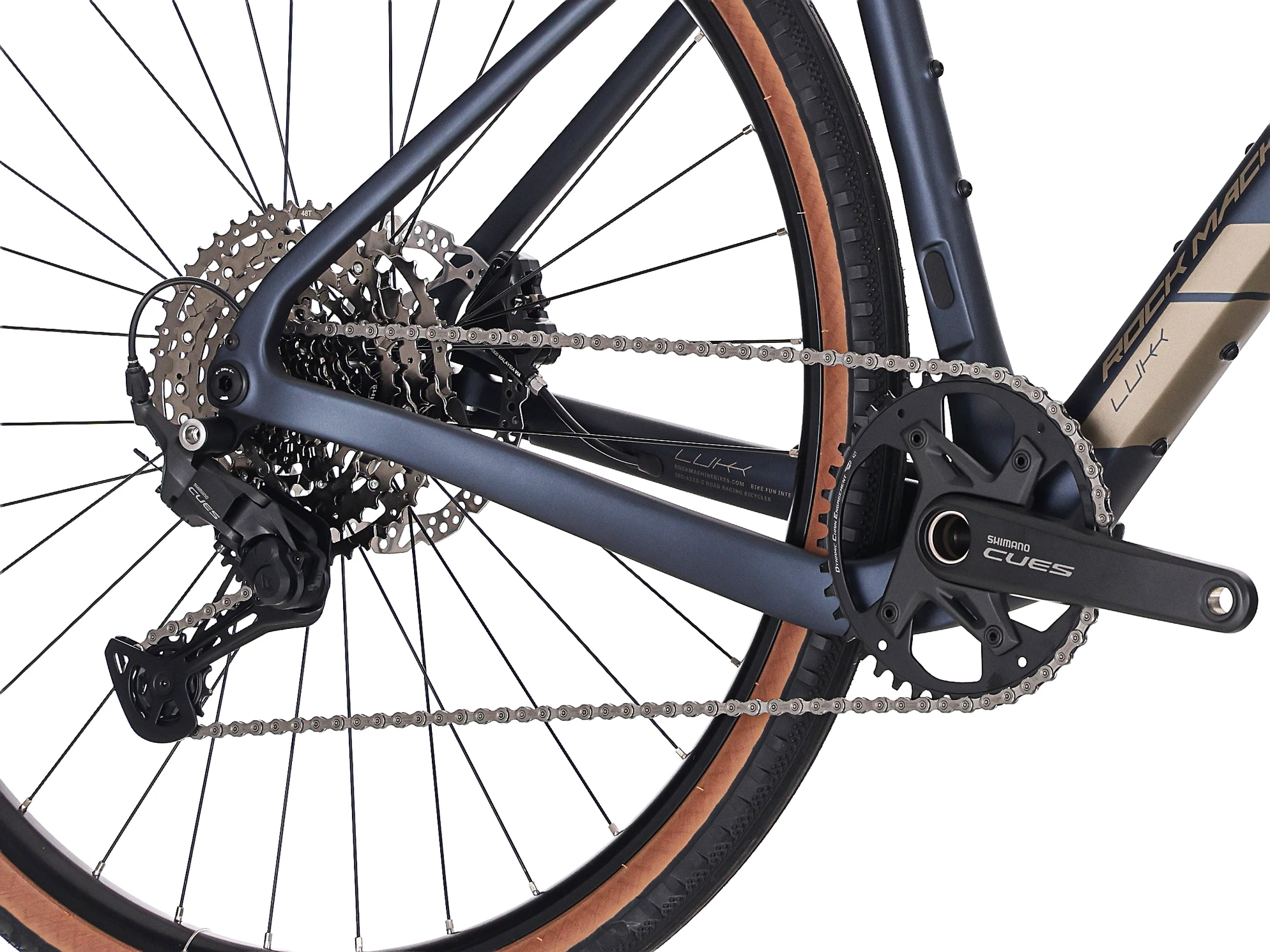 Bicicleta Rock Machine Lukk Cr 10 28" Matte Deep Ocean Blue 54cm - (L) [8]