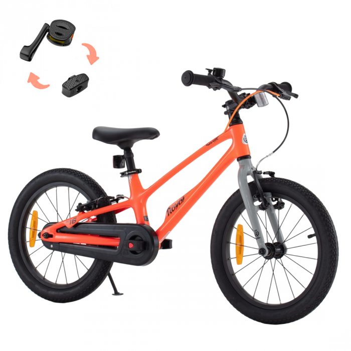 Bicicleta Royal Baby EZ Space Shark 16 Orange [1]