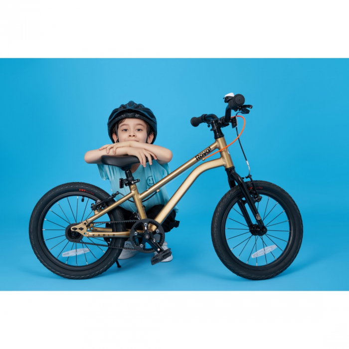 Bicicleta Royal Baby Kable-Belt, 16 inch, Albastru [7]