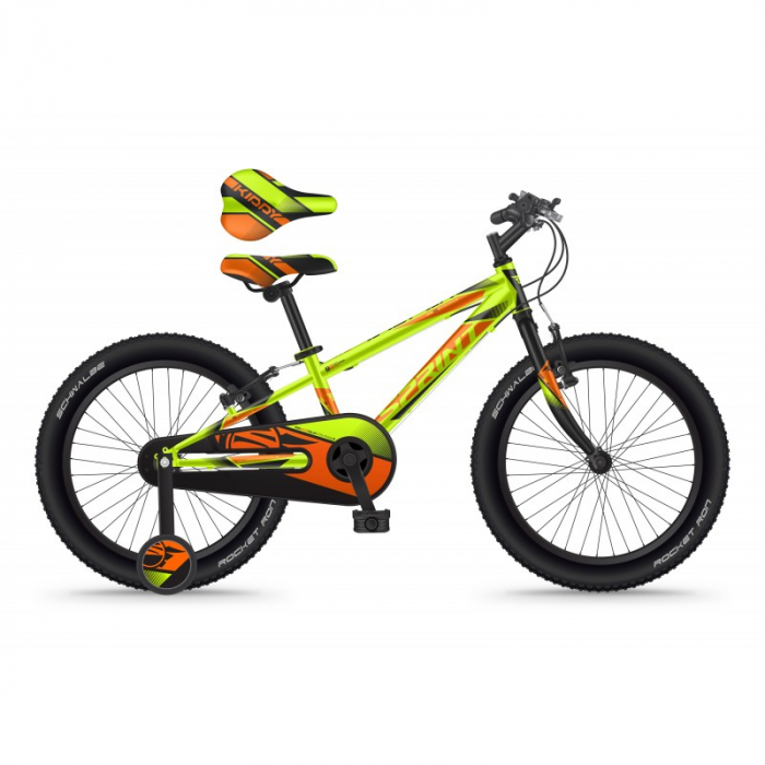 Bicicleta Sprint Casper 20 2021 1SPD verde neon mat [1]