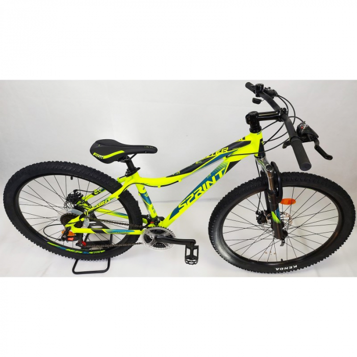 Bicicleta Sprint Hunter MDB 27.5 Galben Fluo 48cm [2]