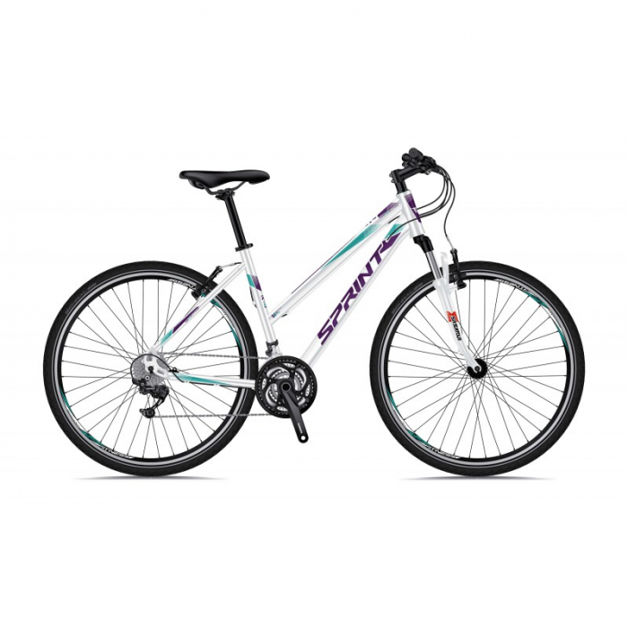 Bicicleta Sprint Sintero Lady 28'' Alb Mat 2021 440mm [1]