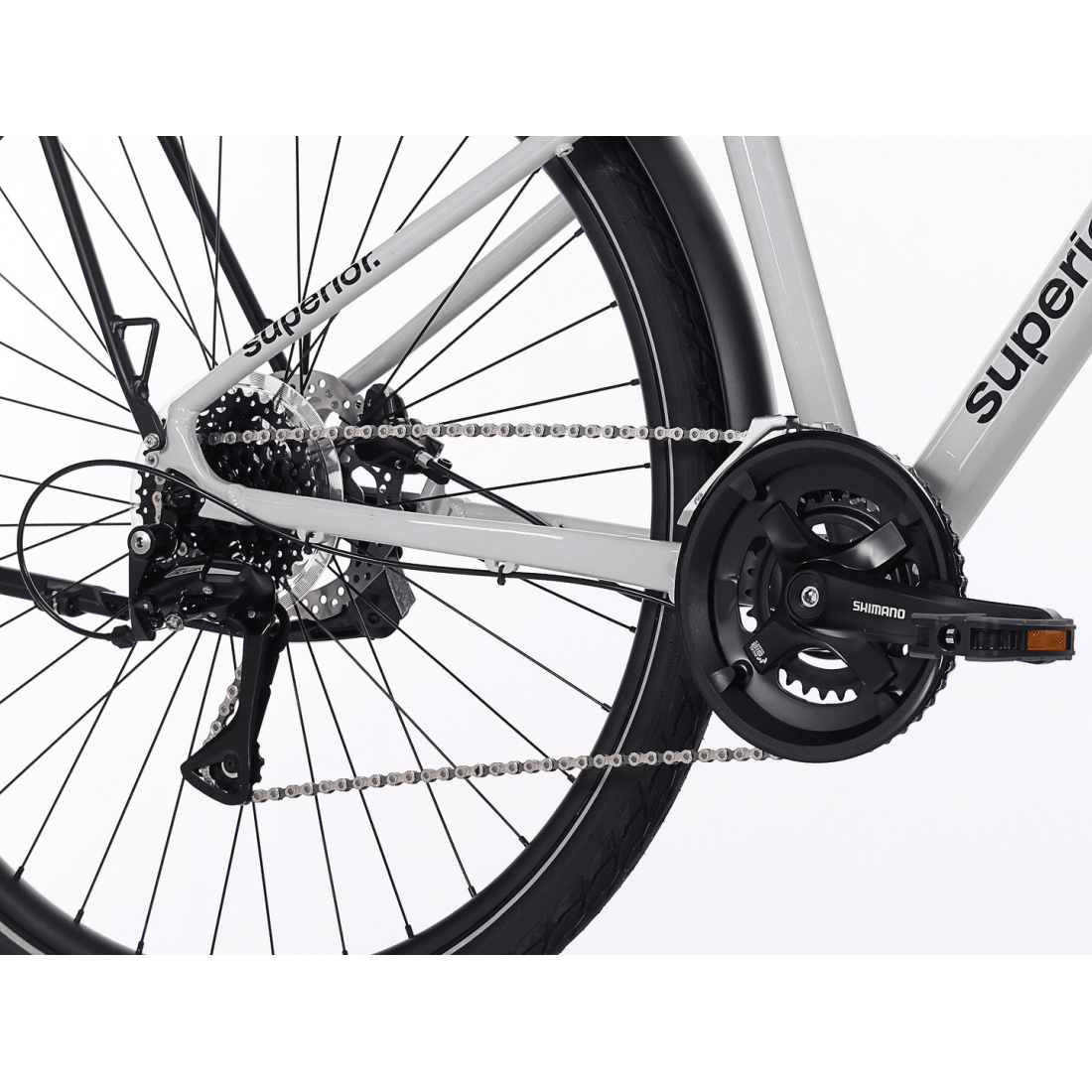 Bicicleta Superior BLOX 6.2 T 28 Gloss Grey 46cm - (M) [9]