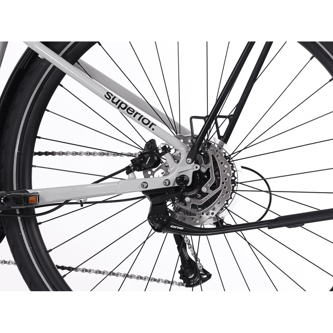 Bicicleta Superior BLOX 6.2 T 28 Gloss Grey 46cm - (M) [3]