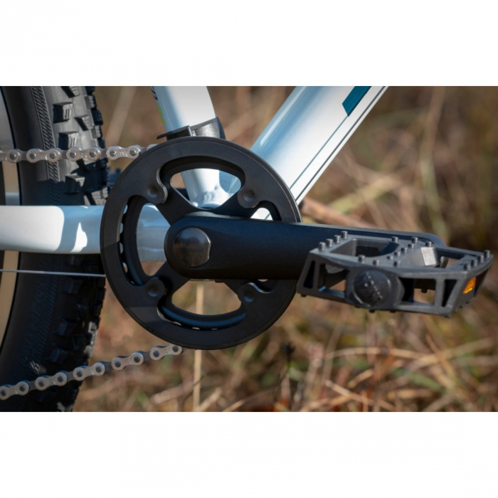 Bicicleta Superior Racer XC 24 Gloss White/Blue/Neon Yellow [5]