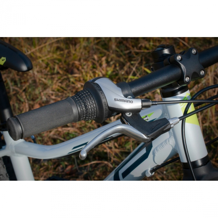 Bicicleta Superior Racer XC 24 Gloss White/Blue/Neon Yellow [4]