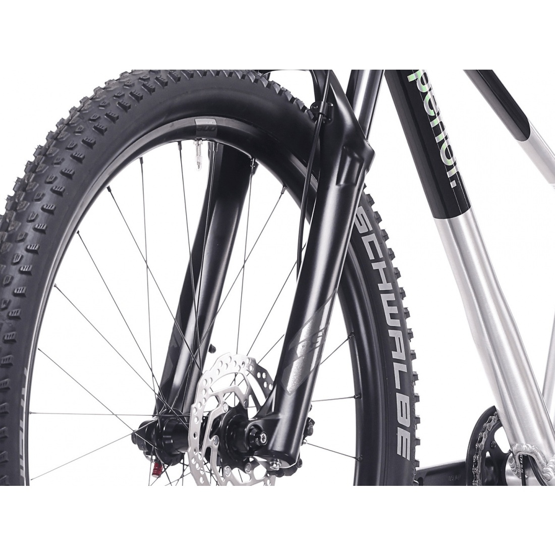 Bicicleta Superior TEAM 27.3, roti 27.5" Gloss Brushed Alu/Rainbow Black 15.5" (S) [5]