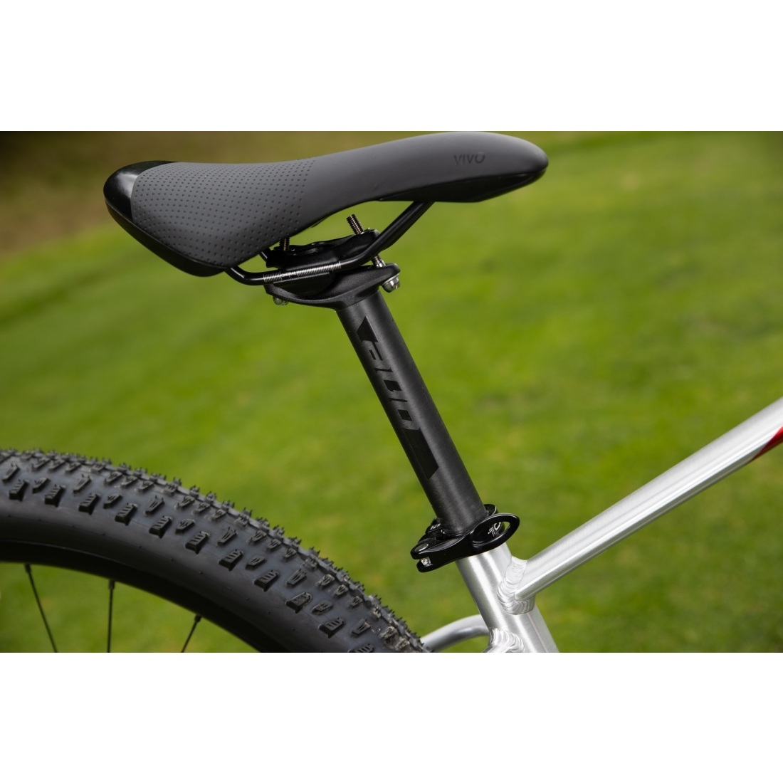 Bicicleta Superior TEAM 27.7, roti 27.5" Gloss Brushed Alu/Red 13" (XS) [4]