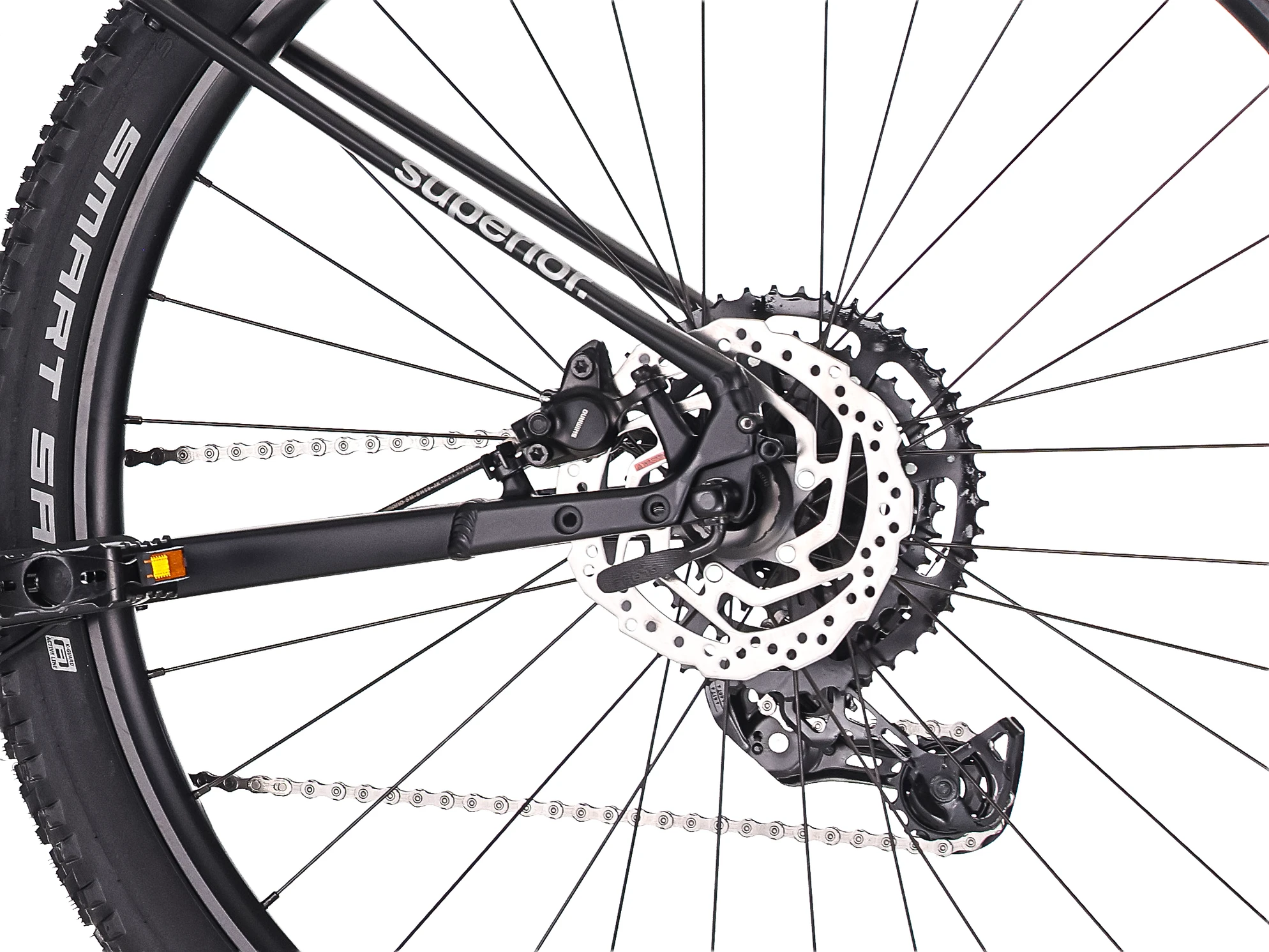 Bicicleta Superior XC 6.1 MS 29" Matte Black/Bordeaux 16" - (S) [7]