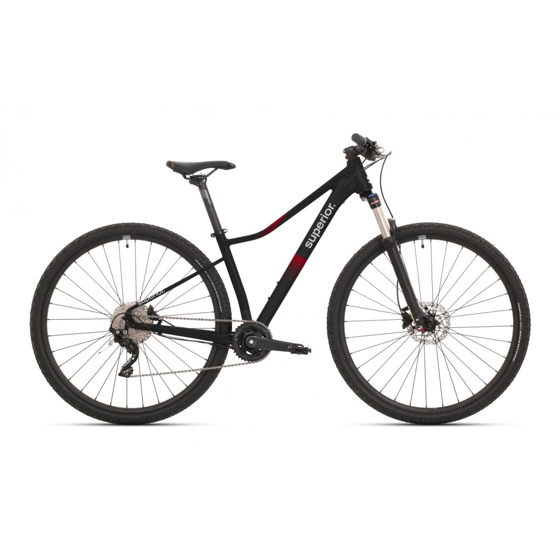 Bicicleta Superior XC 6.1 MS 29" Matte Black/Bordeaux 16" - (S) [2]