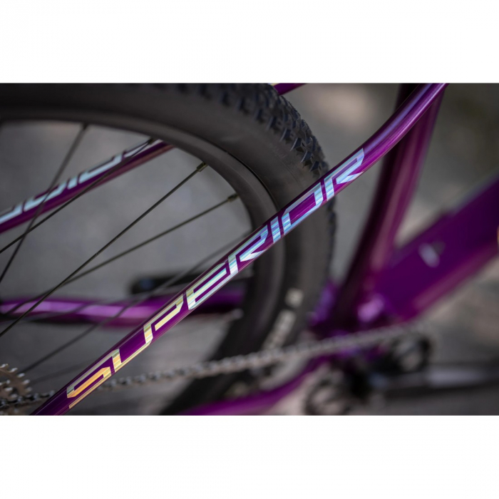 Bicicleta Superior XP 909 29" Gloss Violet/hologram Chrome 44cm (M) [5]