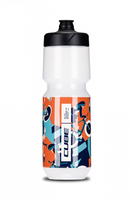BIDON CUBE FLOW 750 BLUE/ORANGE 750ml [1]
