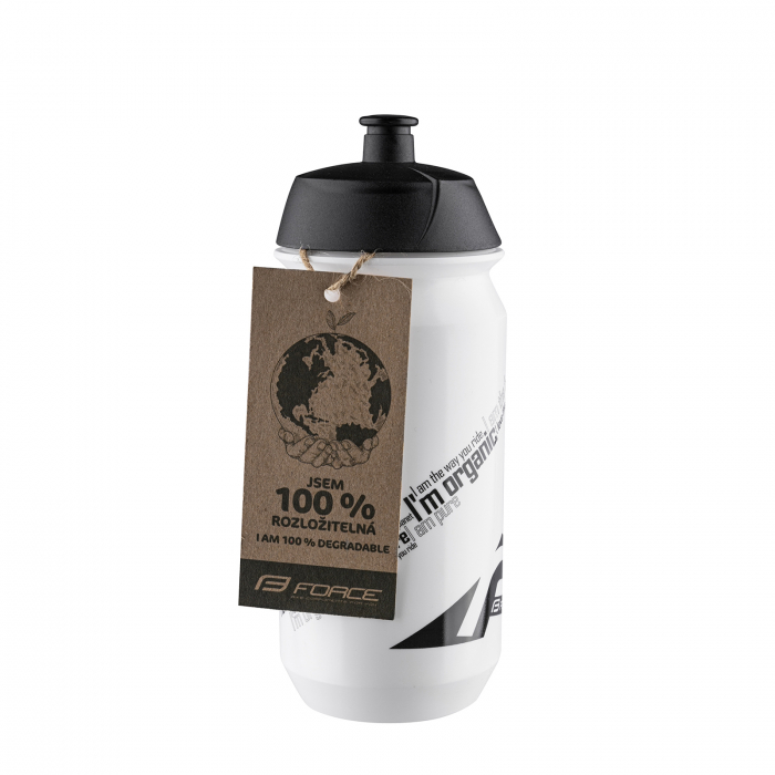 Bidon Force Bio 0.5l alb/negru [2]