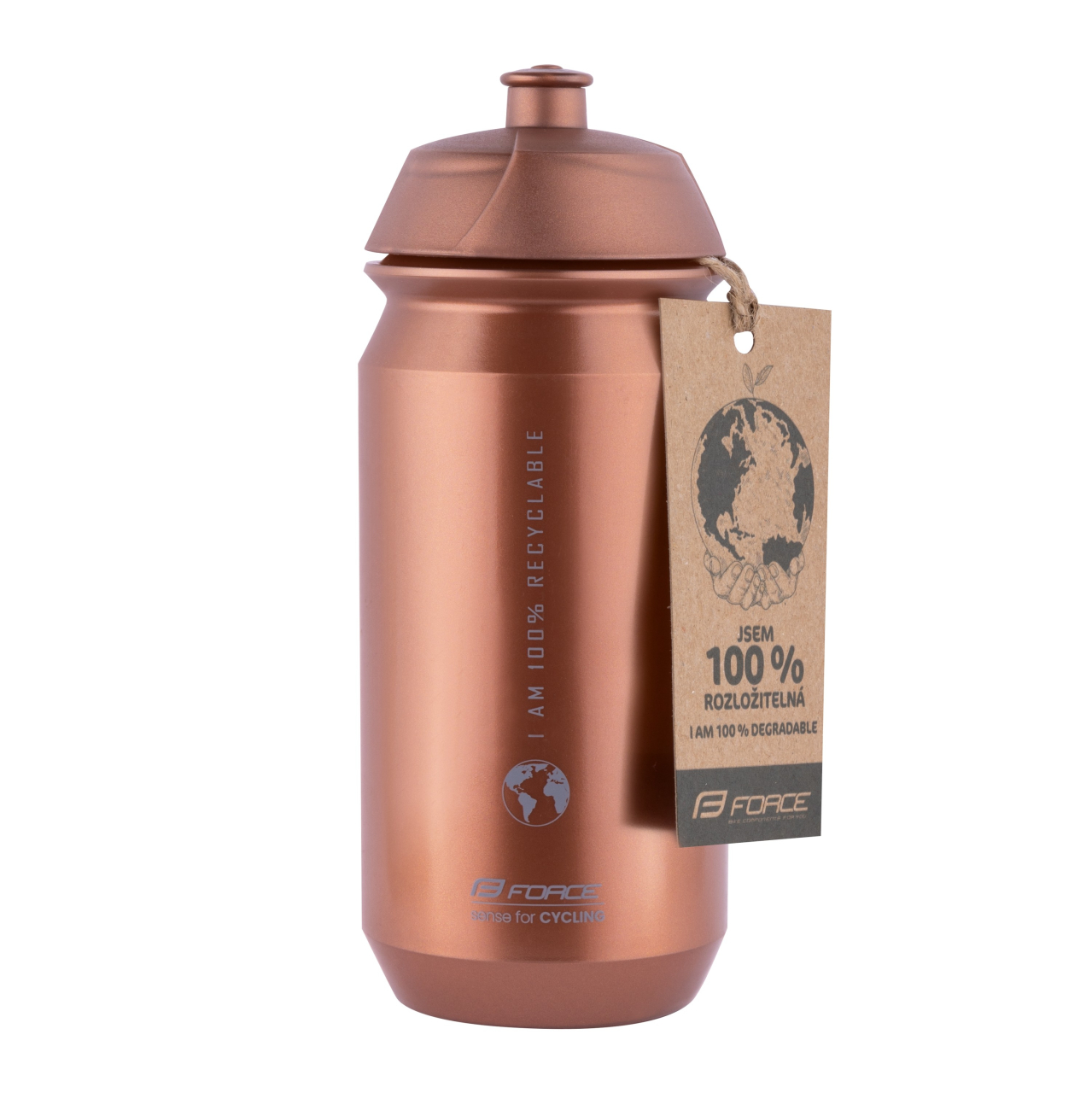 Bidon Force Bio Earth 500ml bronz/gri [2]