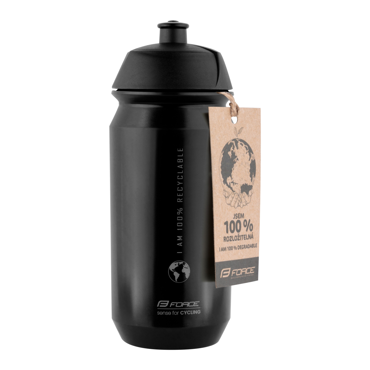 Bidon Force Bio Earth 500ml negru/gri [2]