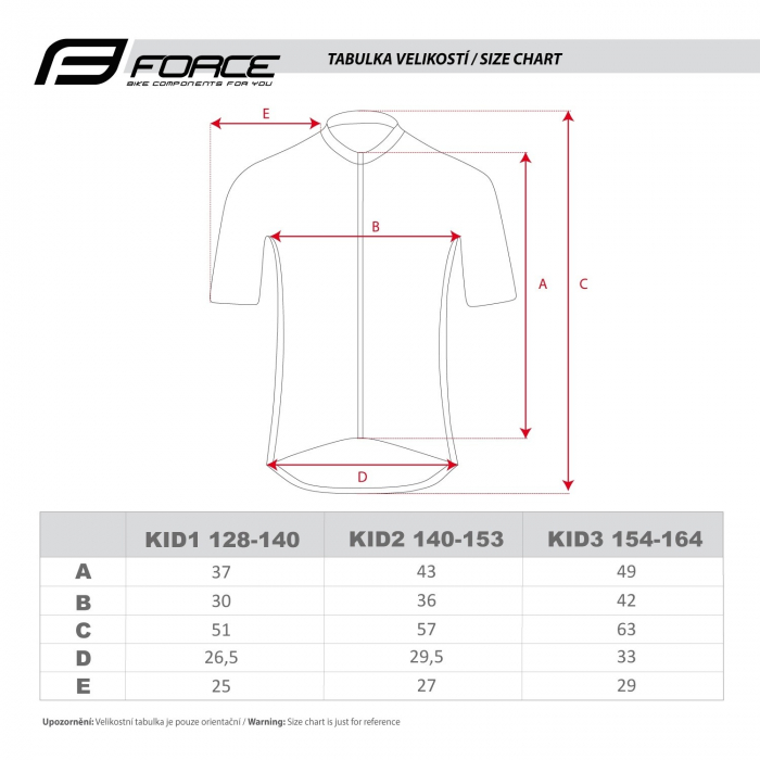 Tricou cu maneca scurta Force Square, pentru copii, Galben Fluo/Albastru, 140-153cm [3]