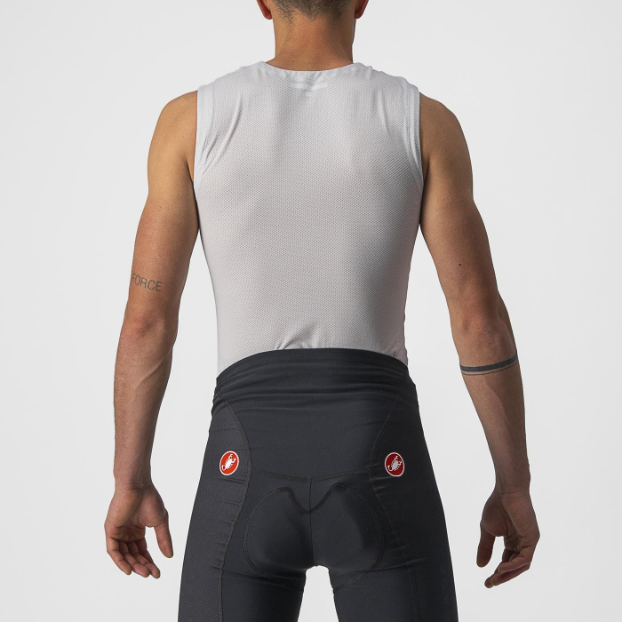 Bluza de corp fara maneci Castelli Active Cooling SL, pentru barbati, gri argintiu, XL [2]