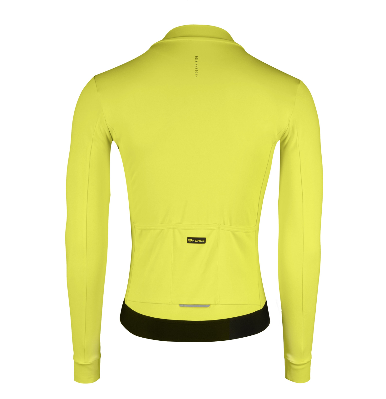 Bluza cu maneca lunga Force Endless, galben fluo S [2]