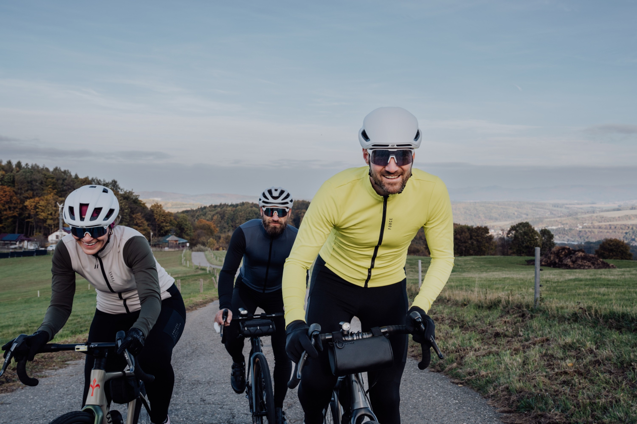 Bluza cu maneca lunga Force Endless, galben fluo XXL [6]