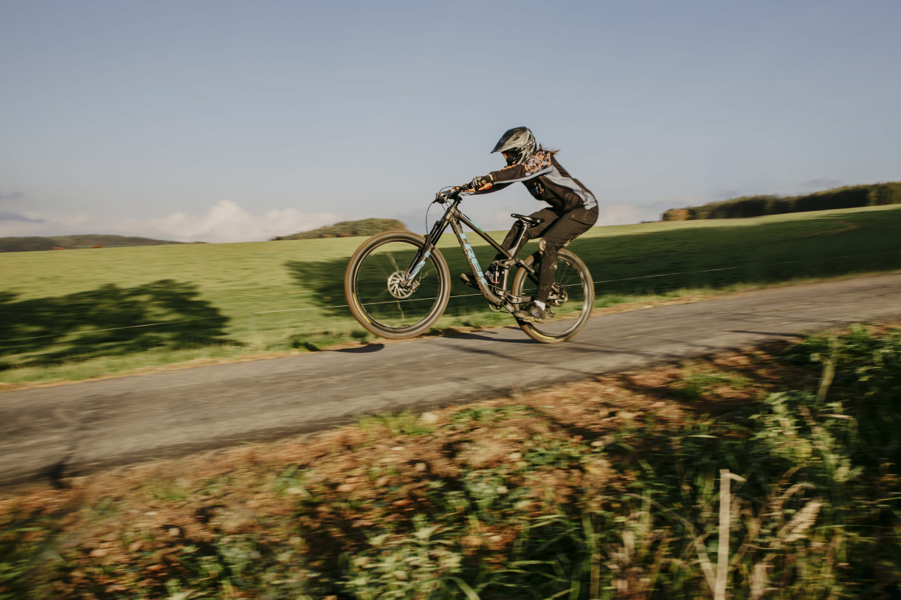 Bluza cu maneca lunga Force Reckless, Negru/Portocaliu/Gri, M [5]