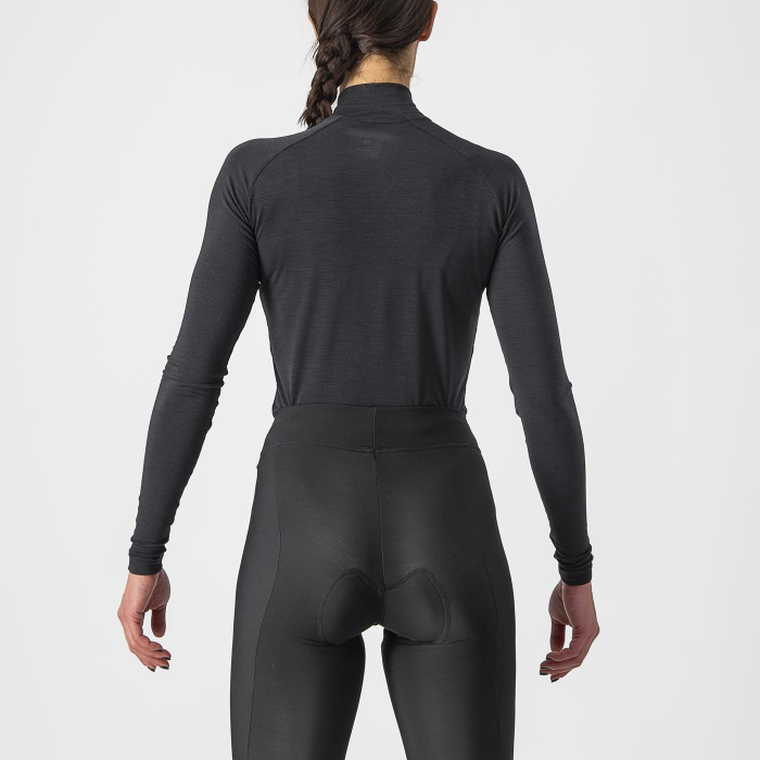 Bluza de corp Castelli Bandito Wool W LS, de dama, Negru, XS [2]